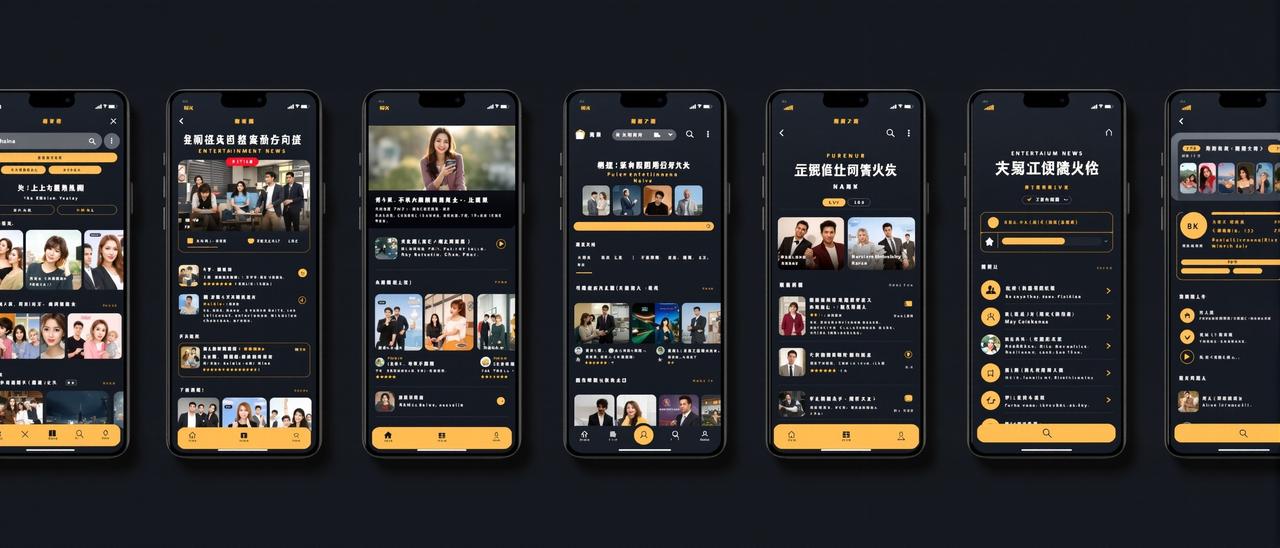 黑料瓜 APP 黑料瓜 APP 界面预览展示